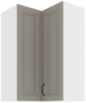 Horní rohová skříňka Stilo 60x60 GN-90 2F (90°) Barva korpusu: Dub artisan, Barva dvířek: Clay Grey
