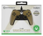 Hyperkin Competitor zlato-černá / Ovladač / Xbox Series X/S, Xbox One, PC / drátový / USB-C / Hall senzor (M01638-GD)