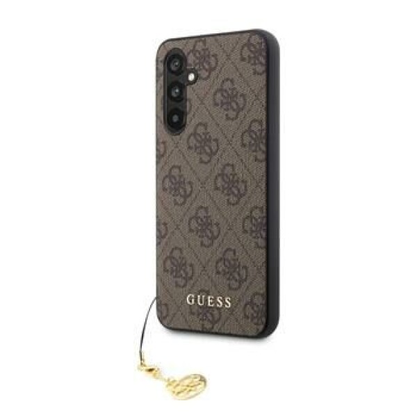 Pouzdro Guess 4G Charms Samsung Galaxy A54 5G hnedé