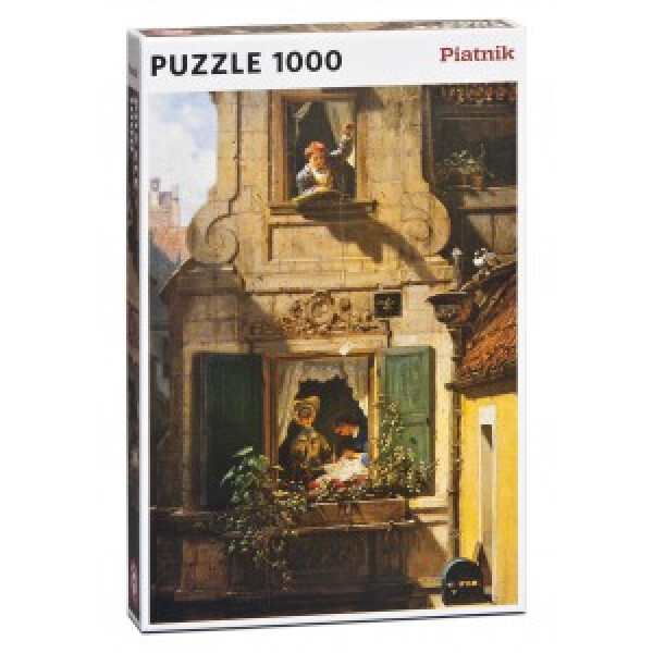 Puzzle Spitzweg: Milostný dopis 1000 dílků