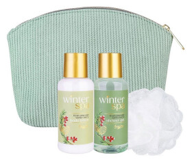 Koupelová sada Winter Spa v kosmetické taštičce Zimní ovoce 2x150ml + 15g