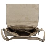 Stylová dámská koženková crossbody kabelka Annalotte, béžová