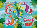 Crocodile Creek Puzzle mini truhla - Mořské panny (24 dílků)