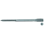 Fischer 561799 - Vrut konstrukční do dřeva pr. 6 x 160 mm s talířovou hlavou TX 30 pro dřevostavby, FPF II WTP - bílý zinek