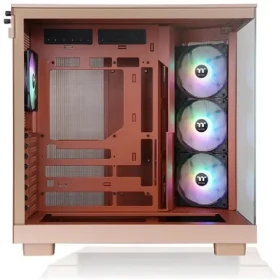 Thermaltake View 380 XL TG ARGB hnědá / ATX / 2x USB-A 3.2 / 1x USB-C / 4x120mm / bez zdroje / průhledná bočnice (CA-11E-00MGWN-00)