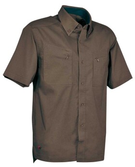 Pracovní polokošile COFRA HAWAII Barva: Hnědá zemitá, Velikost: M (CAHAWAII_03_M)