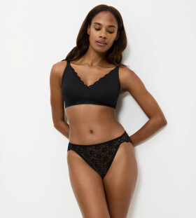 Dámská podprsenka Amourette N01 - BLACK - černá 0004 - TRIUMPH BLACK 80D