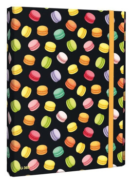 Box na sešity s klopou A4 Macarons