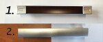 Komoda P13 140cm Barva korpusu: Lancelot, Lišta: Trufla, Barva dvířek: Wenge