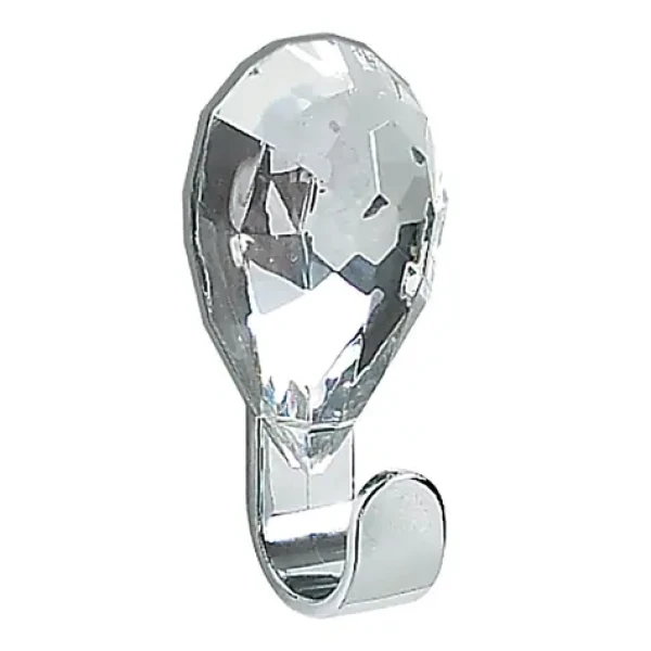 Spirella JEWEL samolepící háček čirý diamant / plast / 30 x 65 mm (7610583106728)