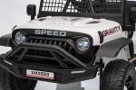 Mamido Elektrické autíčko Speed Offroad bílé | 4x45W | EVA kola | 12V 7Ah | EKO kůže