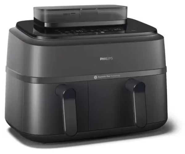 Philips NA550/00 černá / Horkovzdušná fritéza / dvojitý koš / funkce páry / 2750 W / 9 l (001895060000)