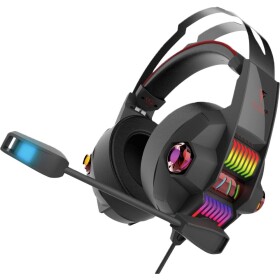 Berserker Gaming EIKTHYRNIR Gaming Sluchátka Over Ear kabelová stereo černá regulace hlasitosti