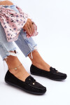 Klasické semišové mokasíny Černá Good Time 37