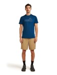 ICEBREAKER Mens Mer 125 Cool-Lite Sphere SS Tee Beta, Atlantis velikost: XXL