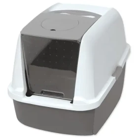 Catit Design šedá / Toaleta pro kočky s krytem / 56 × 48 × 38 cm (103-50702)