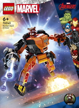 LEGO LEGO Marvel 76243 Rocket robotickém brnění