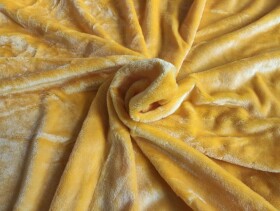 Stanex Mikroflanelové napínací prostěradlo medové ROZMĚR: (š/d/v) 90 x 200 x 20 cm