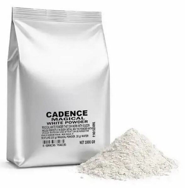 Odlitkový prášek Cadence Magic Powder, 1 kg - bílý