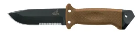 GERBER LMF II Infantry černo-hnědá / Bushcraft nůž / čepel 12 cm (13658014633)