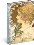 Diář 18měsíční 2024/2025 Petito Alfons Mucha,