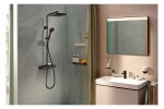 HANSGROHE - Activera Q Sprchový set s termostatem, 29x18 cm, 2 proudy, EcoSmart, matná černá 28648670