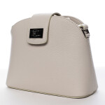 Zajímavá crossbody kabelka se zámečkem Viviana, béžová