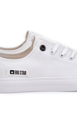 Pánské tenisky z nízkého materiálu Big Star KK174006 Bílé 41