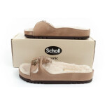 Scholl Iconic MEG Taupe W F303171062 dámské žabky 38