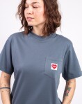 Tričko Carhartt WIP W' S/S Pocket Heart T-Shirt Cozy Blue/Red