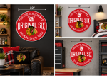 Mustang Cedule Chicago Blackhawks NHL Original 6