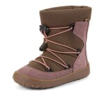 Dívčí zimní barefoot boty TEX TRACK WOOL Dark Pink Froddo G3160251-15 - 27