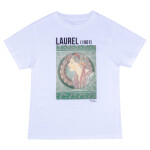 Tričko Alfons Mucha - Laurel bílé XL