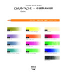 Caran d'Ache, 3000.016, Germanier, sada uměleckých pastelek, limitovaná edice Kévin Germanier, 13 ks
