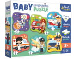 Trefl Puzzle Baby Povolání a vozidla 6v1 (2-6 dílků)