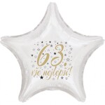 63. narozeniny balónek hvězda Balonky.cz 63. narozeniny balónek hvězda Balonky.cz
