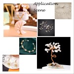 Měděný modelovací drát - Ø 0,3 mm - stříbrný - 15 m - 1 ks