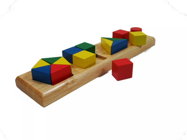 Moyo Montessori Moyo Montessori Barevné cihly, různé tvary, velký rozměr