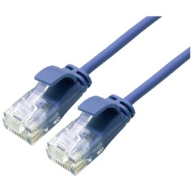 Roline 21.15.3947 RJ45 síťové kabely, propojovací kabely CAT 6A U/UTP 5.00 m modrá nestíněný, bez halogenů, samozhášecí 1 ks
