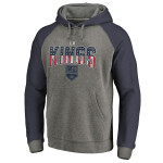 Fanatics Pánská Mikina Los Angeles Kings Freedom Tri-Blend Raglan Pullover Hoodie Velikost: