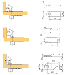 Lehmann Závora pro nábytkový zámek :: s háčkem (281977)