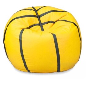 FRONTI Sedací vak - míč basketballový - žlutý