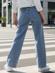 Dámské široké džíny modré FashionStreet UY2871 XL/42