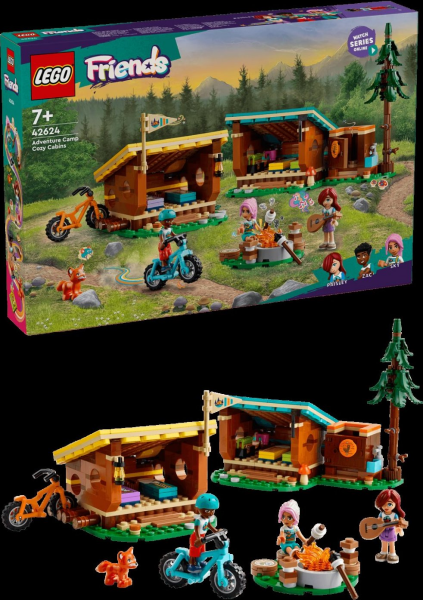 LEGO® Friends 42624 Útulné chatky na dobrodružném táboře - LEGO® Friends