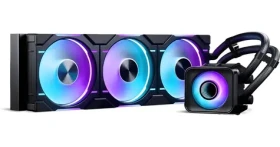 PHANTEKS Glacier One 360D30 X2 DRGB černá / AIO vodní chladič CPU / 3x 120 mm / D-RGB / AMD + Intel (PH-GO360D30_DBK02)