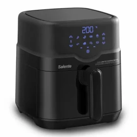Salente HotAir černá / Horkovzdušná fritéza 2v1 / 4,3 l / 80–200 °C / 1500 W / 8 programů