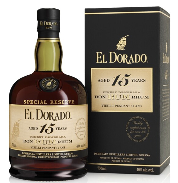 El Dorado Finest Demerara SPECIAL RESERVE Rum 15y 43% 0,7 l (tuba)