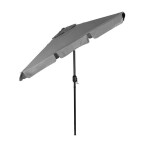 Elegantní zahradní slunečník s nastavitelným sklonem 200x130 cm béžová