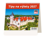 Stolní kalendář 2027 Helma Minimax Tipy na výlety