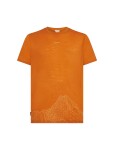 Pánské merino triko krátký rukáv ICEBREAKER Mens Merino 150 Tech Lite SS Tee 3D Mapping, Spice velikost: M